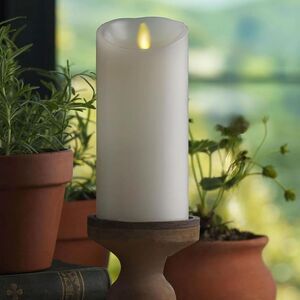 Luminara Flameless Battery Operated Indoor LED Candle, Pack of 1-3x6.5", White